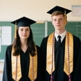 thumbnail image 4 of Single Graduation Honor Cord, Tri-Color Twisted Rope with 4-Inch Bulb Tassel, Ideal for High School and College Graduates, 4 of 5