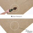 thumbnail image 4 of Homespice Decor 313676 4 x 6 ft. Biscuit Ultra Durable Rectangular Braided Rug - Brown, 4 of 5