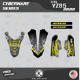 thumbnail image 2 of Kalair GFX Graphics Kit for Yamaha YZ85 (2022-2023) Cyberware Series, 2 of 5