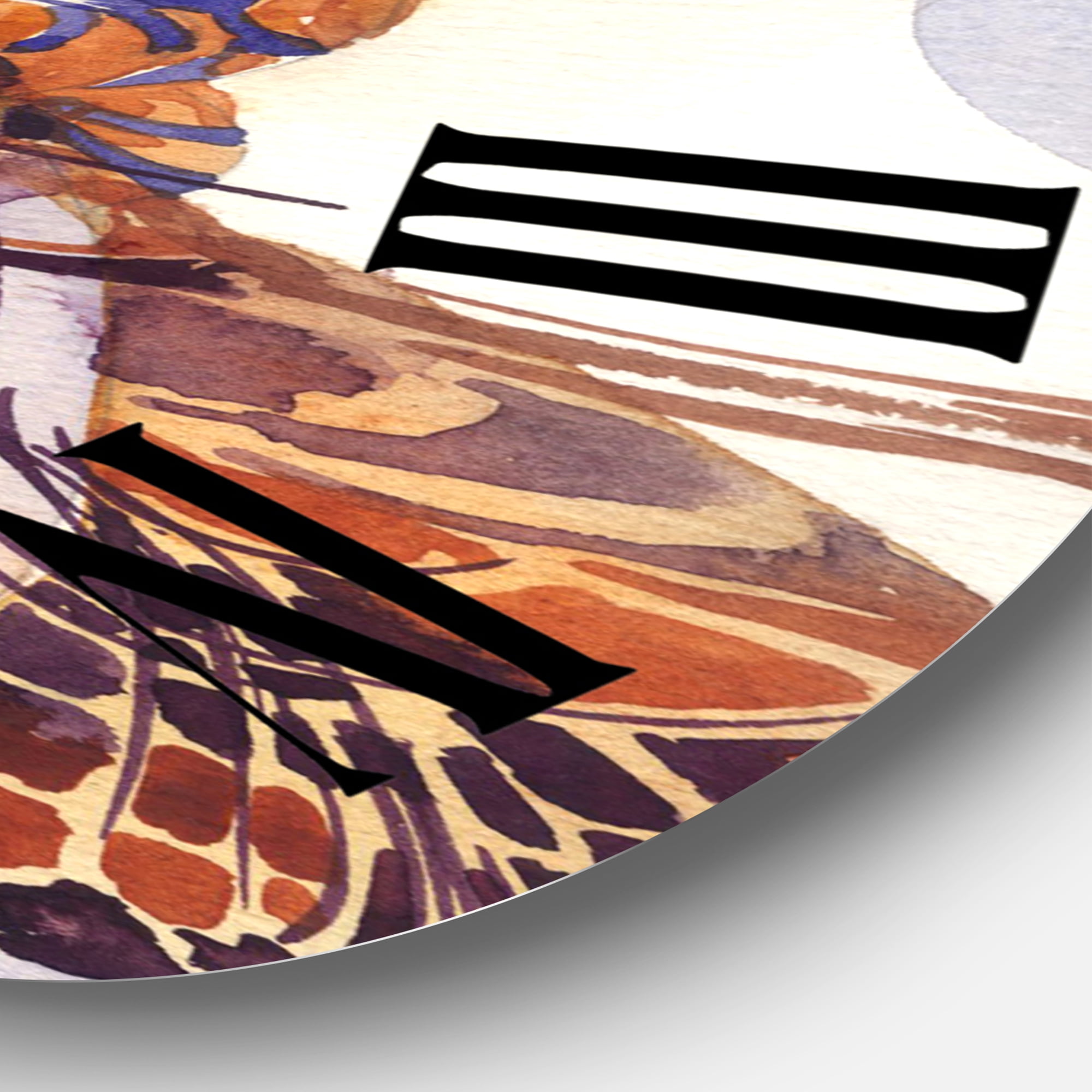 Designart 1 in Quartz Traditional Wall Clock