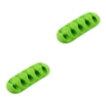 thumbnail image 4 of braveheart Silicone Cable Winder Desktop Management Clip Cable Holders Cable Organizer Good green 2Set, 4 of 6