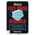 thumbnail image 1 of Mask Required Sign, Social Distancing Sign,, 1 of 1