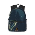 thumbnail image 1 of Fotbe Moonlit Skeleton Campfire Mochila Ligera Casual para Laptop para Hombres y Mujeres, Mochila Impermeable de Uso Diario, Mochila para Universidad, 1 of 6