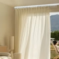 thumbnail image 5 of Peakora Track Kit with Hooks, Ceiling Mount Curtain Track, Large Size for Space 12ft - 18ft, Work with Grommet and Pinch Pleated Curtain, 5 of 16