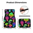 thumbnail image 5 of Pofeuu Bright Mushrooms Print Car Foot Mat Set of 4 Pieces - All-Weather Full Set Floor Mats for Cars Trucks SUVs, 5 of 7