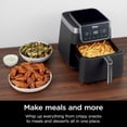 thumbnail image 6 of Restored Ninja, Air Fryer, Pro XL 6-in-1 1750W 6.5 Quart Max Crisp Technology Nonstick Basket, Digital Display, Non-Stick, Removable Basket, Automatic Shut-Off, Black, 6 of 12