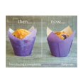 thumbnail image 2 of Novacart 160/50 Elite Grease-Proof Tulip Baking Cup 2" Base Diameter x 2.13" High to 3.5" High, with Ecru Interior and Red Exterior - Case of 2000, 2 of 3