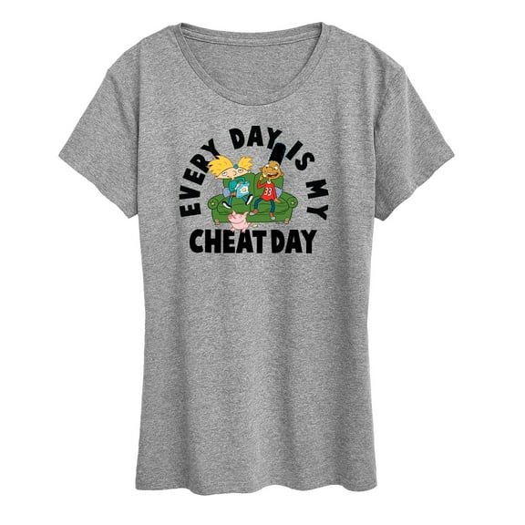 Hey Arnold! - Cheat Day - Women's Short Sleeve Graphic T-Shirt
