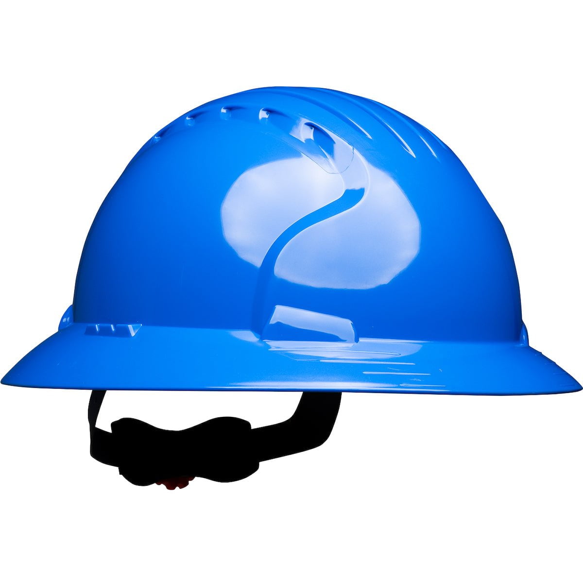 Evolution Deluxe 6161 Full Brim Hard Hat with HDPE Shell, 6-Point Polyester Suspension and Wheel Ratchet Adjustment