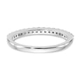 thumbnail image 5 of Solid 14k White Gold Diamond Wedding Band Ring Size 7 (.204 cttw.), 5 of 8
