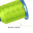thumbnail image 5 of Uxcell 1968 Yards 150D/0.25mm Extra Strong Bonded Polyester Threads (Lime, 2 Pack), 5 of 7
