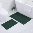 thumbnail image 2 of ABDFHE-Non Slip Chenille Bath Mat, Extra Soft Bathroom Mat, Super Absorbent Fluffy Bath Mats for Bathroom, Machine-Washable Quick Dry Bath Rug Foot Mat, 20"x32", Hunter Green, 2 of 4