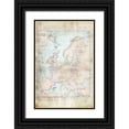 thumbnail image 1 of Murdock, Ramona 13x18 Black Ornate Wood Framed with Double Matting Museum Art Print Titled - Central Europe Map WWII, 1 of 4