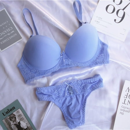 

Women s Push Up Sexy Padded Bras Set Ladies Underwear Lingerie Lace Bra Knicker