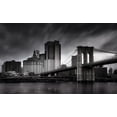 thumbnail image 2 of W., Catherine 14x10 White Modern Wood Framed Museum Art Print Titled - Brooklyn Bridge - Nyc, 2 of 4