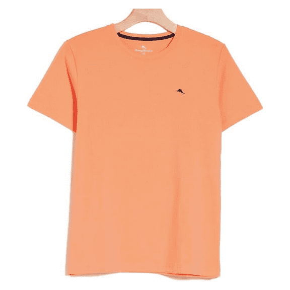 Tommy Bahama Short Sleeve Crew Neck Top, Coral, Large