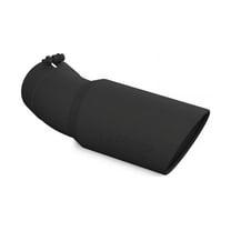 MBRP Universal Tip 6in OD 5in Inlet 15.5in Length 30 Deg Bend Angled Rolled End Black Fits select: 2016-2022 CHEVROLET SILVERADO, 2015-2022 GMC SIERRA