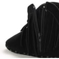 thumbnail image 5 of Baby Girls Cowboy Tassel Boots Side Zipper Moccasins Soft Bottom Non-Slip Toddler Shoes, 5 of 6