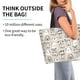 thumbnail image 2 of Fotbe Puppy Bolsa Tote Estética de Lona con Estampado para Mujer - Bolsa Reutilizable de Hombro Casual para Vacaciones, Compras, Trabajo y Gimnasio, 2 of 8
