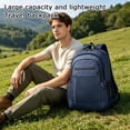 thumbnail image 5 of 1Pc Business Laptop Backpack - Large Capacity Multi Compartment Rucksack for Teen Girls, Aesthetic Commute Travel Daypack for Back To School Daily Outdoor Use, Black, 5 of 6
