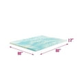 thumbnail image 5 of Tulo by Mattress Firm Gel Memory Foam Cooling Mattress Topper, 5-Zoned Pressure Relief and Ventilation, Cooling Gel Foam, 4" - Queen, 5 of 5