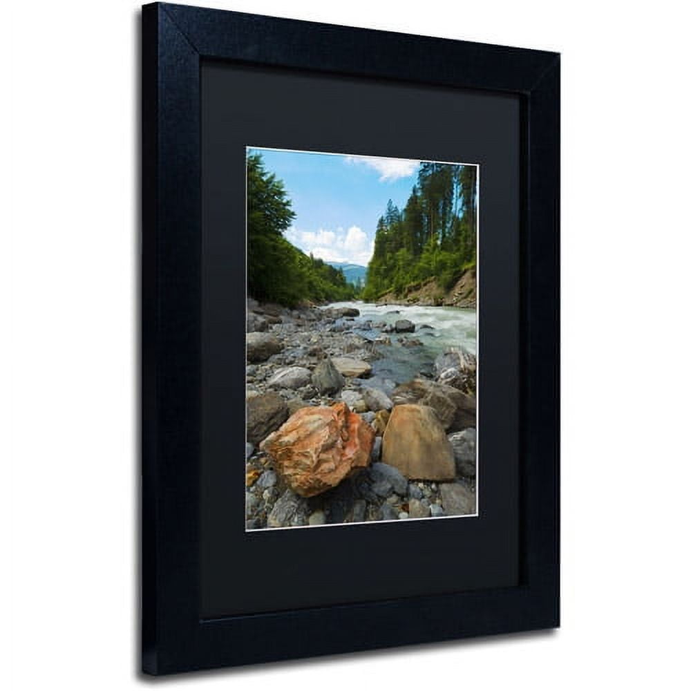 Trademark Fine Art "Isolated" Canvas Art by Philippe Sainte-Laudy, Black Matte, Black Frame