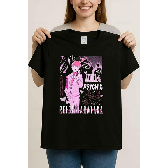 Mob Psycho 100 Reigen Arataka Shigeo Kageyama T-Shirt unisex up to 5XL