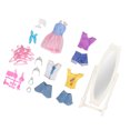 thumbnail image 1 of Kit de Vestimenta de Muñecas Dollhouse, Accesorios Crown Kit de Vestir para Niña de Color Brillante para una Muñeca Para Niños A Escala 1:12 Para Niños, 1 of 7