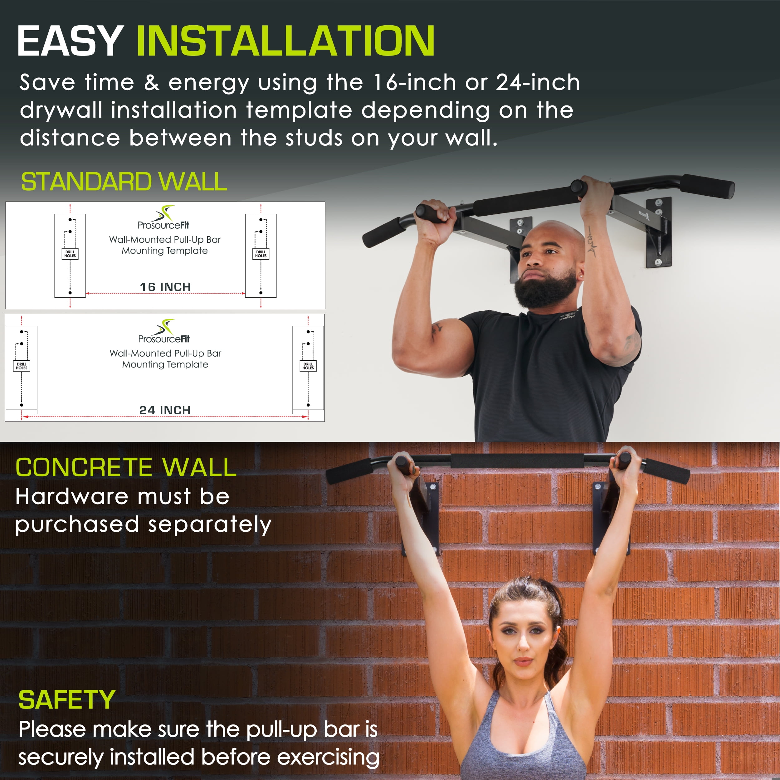 Easy Mount Door Frame Pull Up Bar PUB30 - Fitness Accessories