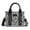 Black, variant on Wrangler Mini Tote Bag Small Top Handle Bag Ladies Woven Satchel Handbag, Brown