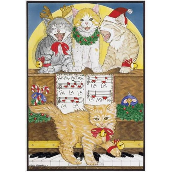 Pipsqueak Productions C469 Cat Holiday Boxed Cards