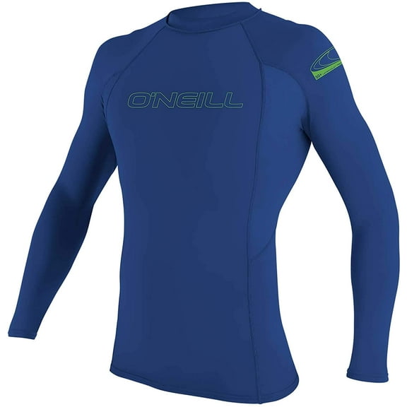 O'Neill Wetsuits Youth Basic Skins UPF 50 Short Sleeve Rash Guard, Pacific,