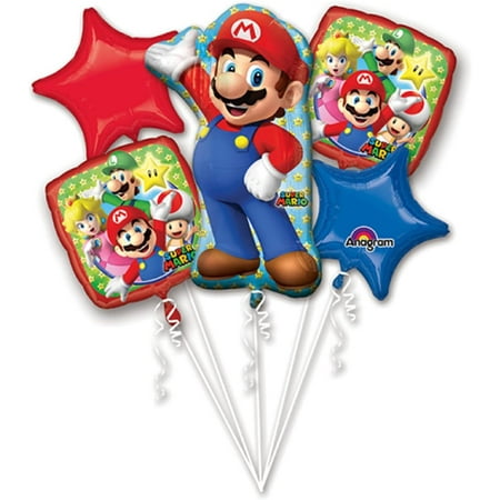 ANAGRAM INTERNATIONAL Bouquet Mario BROS, Various, Multi