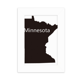 thumbnail image 1 of Marco de fotos Unbranded Silueta Minnesota 5x7 pulgadas, 1 of 4