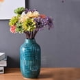 thumbnail image 3 of Jarrón decorativo de flores, decoración bohemia chic con almohadilla antideslizante para mayor estabilidad, jarrones de terracota con acabado craquelado envejecido para centros de mesa de comedor,, 3 of 5