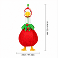 thumbnail image 3 of Strawberry Porch Goose Outfits Strawberry Goose Clothes for Outdoor Garden Yard Patio Lawn Goose Statue, 3 of 6