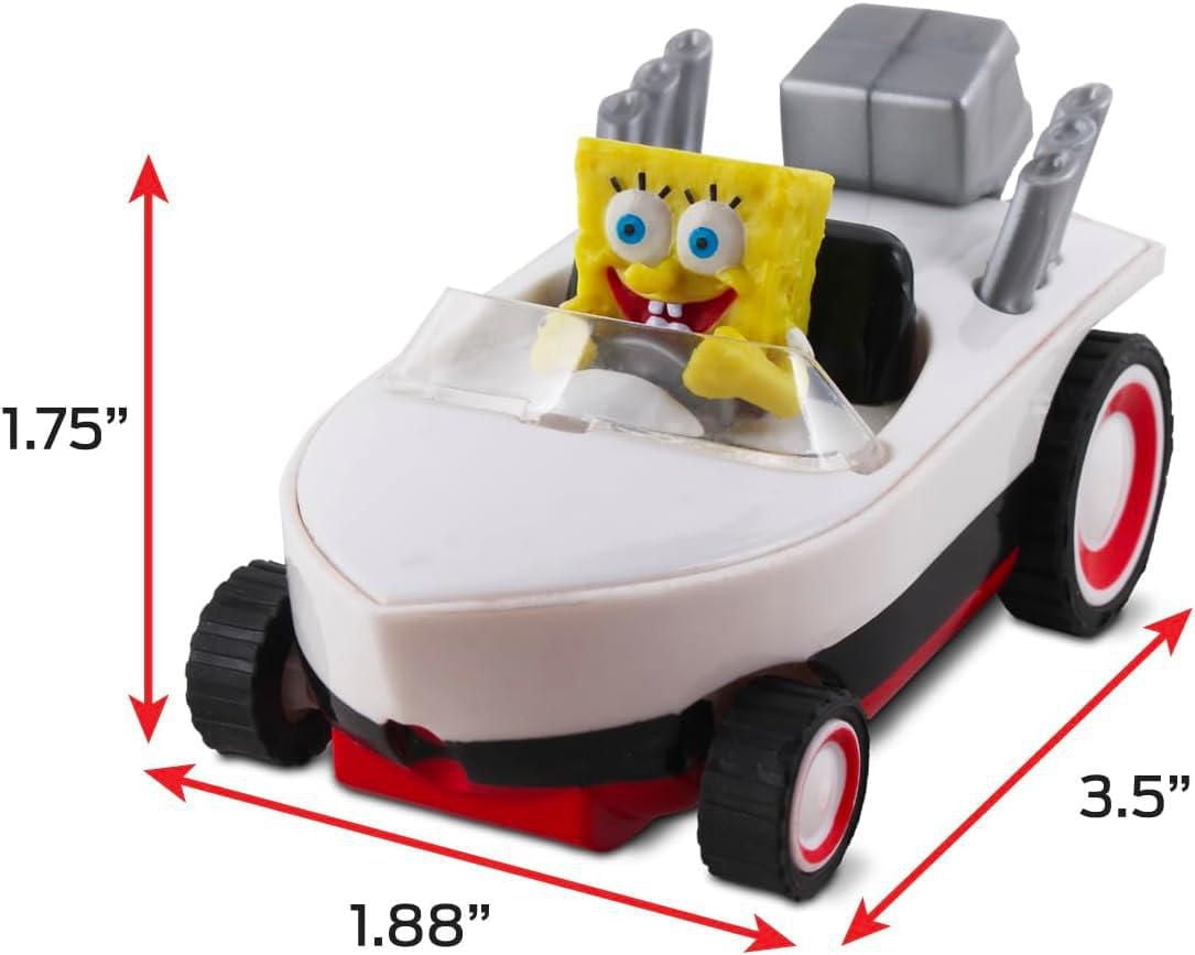 NKOK SpongeBob Hot Rod Boat - Pull Back