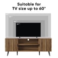 thumbnail image 5 of Smart FENDEE Mid Century TV Stands with Storage Entertainment Center for 60" TV,Living Room,Walnut, 5 of 9