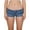 Blue, variant on Women's 3" Inseam Denim Shorts, Low Rise Stretchy Slim Fit Jean Shorts for Women, Washed Straight Leg Hot Pants with 5 Pockets, Versatile Going Out and Casual Wear Black L