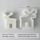 thumbnail image 1 of Molde de silicona para velas de alce navideño, vela temática navideña artesanal de resina, herramienta para hacer jabón y yeso para decoración de fiesta en casa, regalos, 1 of 4
