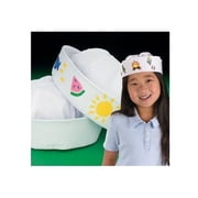 Oriental Trading Company Party Hats Sailor White Cotton 12 Count