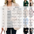 thumbnail image 3 of MaFYtyTPR Blazer for Women Long Sleeve Single Button Loose Fit Casual Office Suit Jacket With Chest Pockets A-Black XXL, 3 of 6