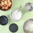thumbnail image 4 of JoyJolt Stainless Steel Mixing Bowls with Lids Set of 7, Black, 4 of 10