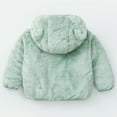 thumbnail image 3 of LIJCC Toddler Newborn Fleece Jacket Baby Boy Girl's Winter Coat with 3D Bear Ear Fuzzy Jacket Zipper Fleece Hooded Jacket Infant Outerwear Warm Clothes, 3 of 3