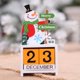 thumbnail image 4 of Injueey Calendario de cuenta regresiva de Adviento de para Navidad, Papá Noel, muñeco de nieve, decoración de Navidad para el hogar, regalos Kits de decoración para fiestas No.03, 4 of 4