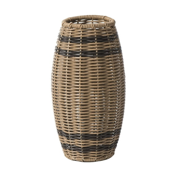 Contemporary Rattan Effect Basket Plant Holder for Wedding and Party Decors, Light weight Flower Basket
