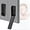 Black 2 Pack, variant on Door Stoppers, No Drilling Stopper, Kickdown Black Stops for Wall Heavy Duty, Stoppers for Bottom- 1 Pack Black