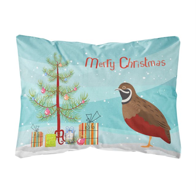s Treasures BB9323PW1216 Cojín de lona para exteriores de Navidad chino ed o King Caroline's Treasures BB9323PW1216