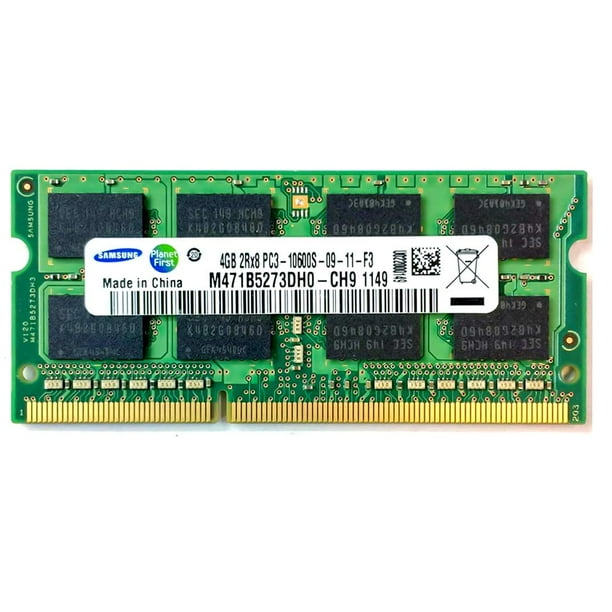 Memoria Samsung DDR3 de 4 GB, 1333 MHz, 204 pines, SODIMM, 1,35 V