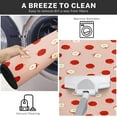 thumbnail image 6 of Pink Kitchen Mat Fruit Kitchen Rugs Sets of 2, Washable Non-Slip Apples Kitchen Floor Mats for in Front of Sink Kitchen Decor for Dining Room, Floor Home, Office, Sink, Laundry, 6 of 6